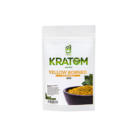NJOY KRATOM POWDER 85G - BORNEO YELLOW VEIN - Seven Tech