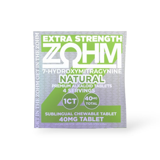 ZOHM 7-Hydroxymitragynine Extra Strength 1ct 40mg per Tablet