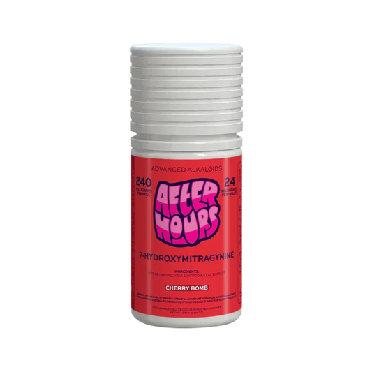 After Hours 10ct 7OH Chewable Tabs Cherry Bomb 24mg per Tablet - Seven Tech
