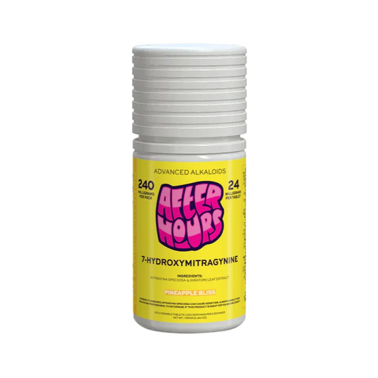 After Hours 10ct 7OH Chewable Tabs Pineapple Bliss 24mg per Tablet - Seven Tech