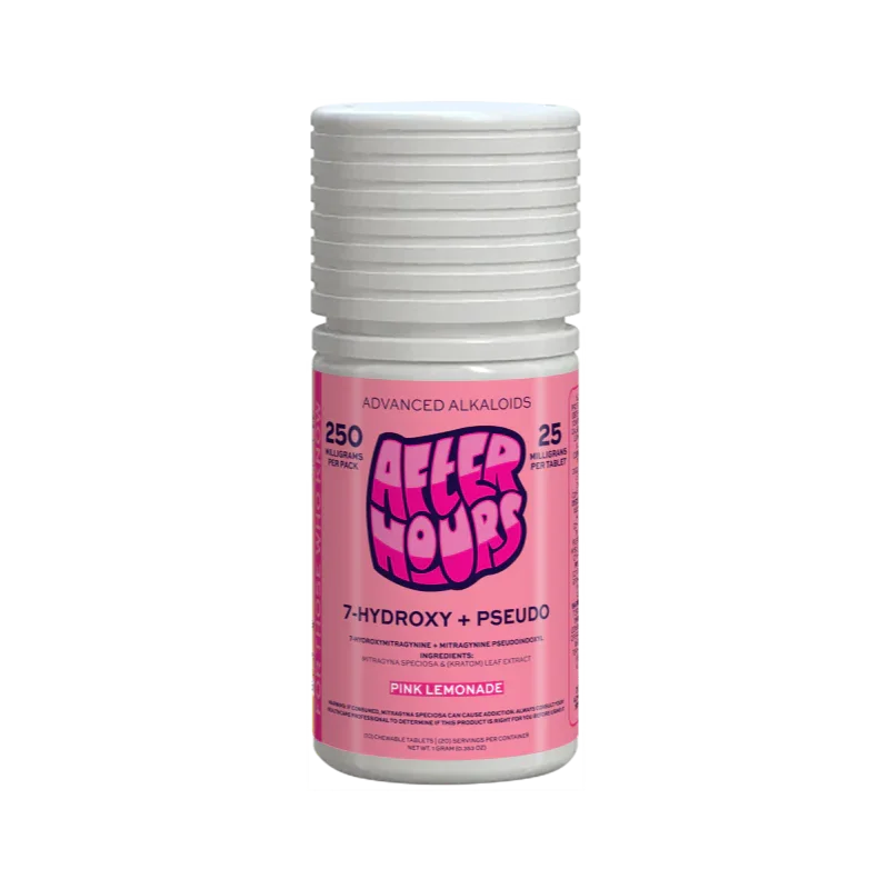 After Hours 10ct 7OH Chewable Tabs Pink Lemonade 25mg per Tablet - Seven Tech