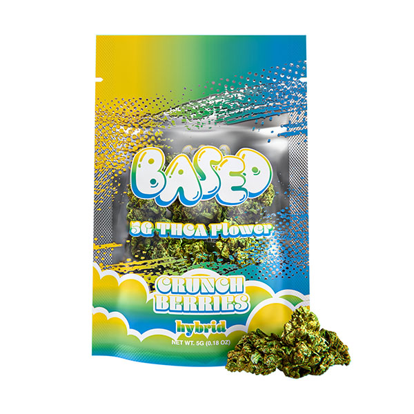 BASED 5G THCA FLOWER – CRUNCH BERRIES HYBRID