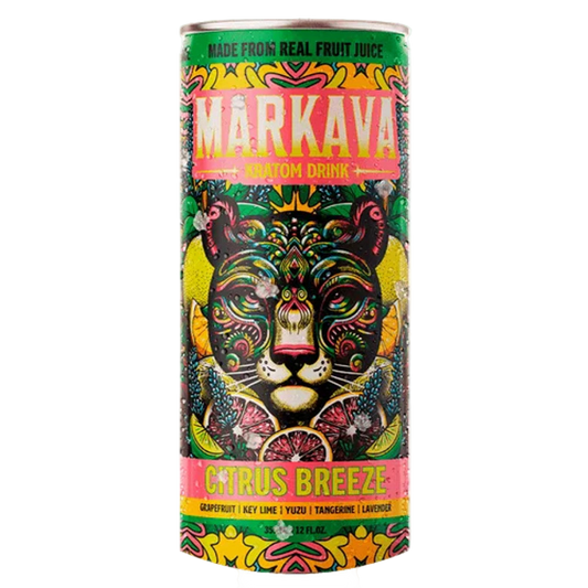 MARKAVA KRATOM DRINK 12OZ – CITRUS BREEZE