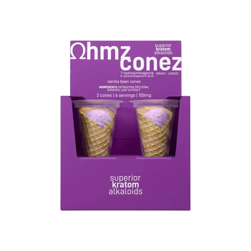 Ohmz Conez 2ct 7OH Exodus Vanilla Bean Cones 100mg per Cone - Seven Tech