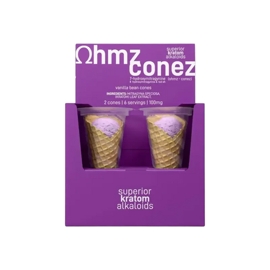 Ohmz Conez 2ct 7OH Exodus Vanilla Bean Cones 100mg per Cone - Seven Tech