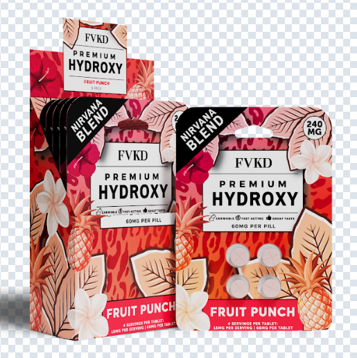 FVKD Seven 4ct 7OH Tabs Fruit Punch 60mg Per Tablet