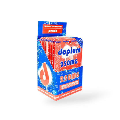 DOPIUM 7-HYDROXY CHEWABLE TABLETS 5CT 50MG PER TABLET - PEACH