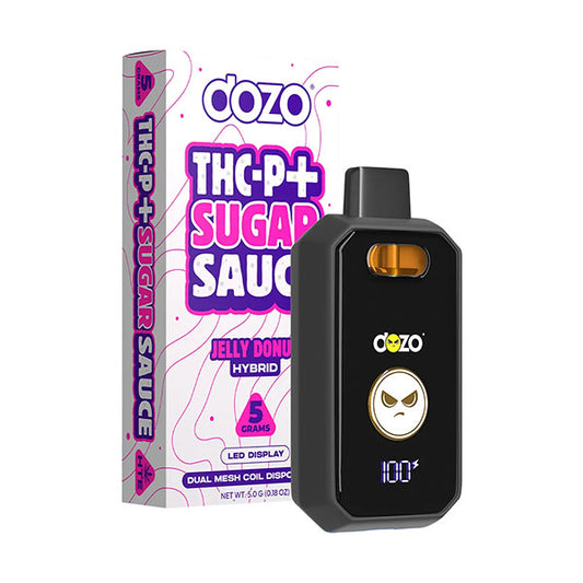 DOZO - THC-P + SUGAR SAUCE 5G DISPOSABLE - JELLY DONUT - HYBRID - Seven Tech
