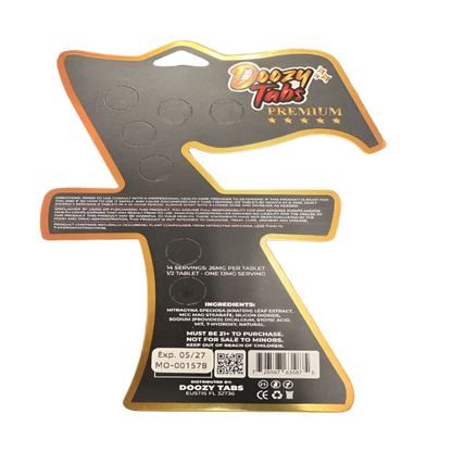 Doozy Tabs 7ct 7OH Chewable Tabs Black label 26mg per Tablet - Seven Tech