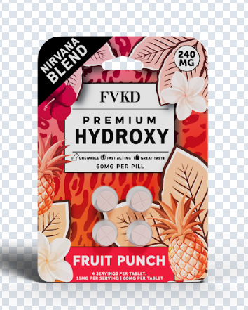 FVKD Seven 4ct 7OH Tabs Fruit Punch 60mg Per Tablet