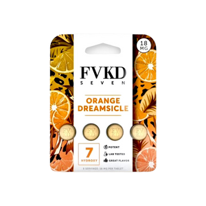 FVKD Seven 7OH Tabs Orange Dreamsicle 18mg 4ct FVKD Seven