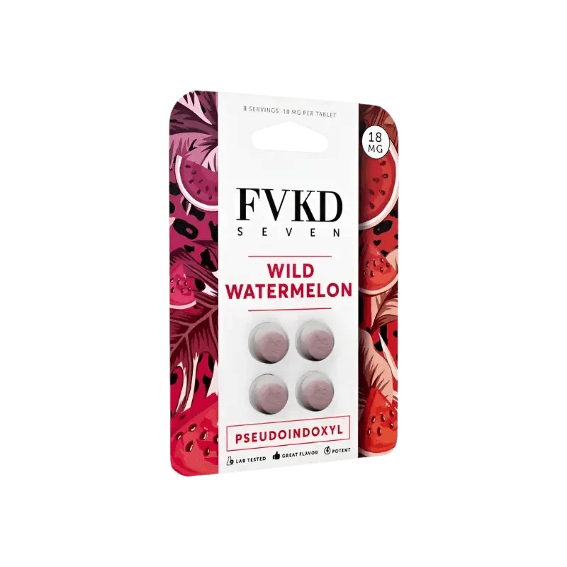 FVKD Seven 4ct Psuedoindoxyl Tabs Wild Watermelon 18mg per Tablet - Seven Tech