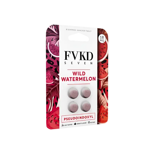 🎁 FVKD Seven 4ct Psuedoindoxyl Tabs Wild Watermelon 18mg per Tablet (100% off)