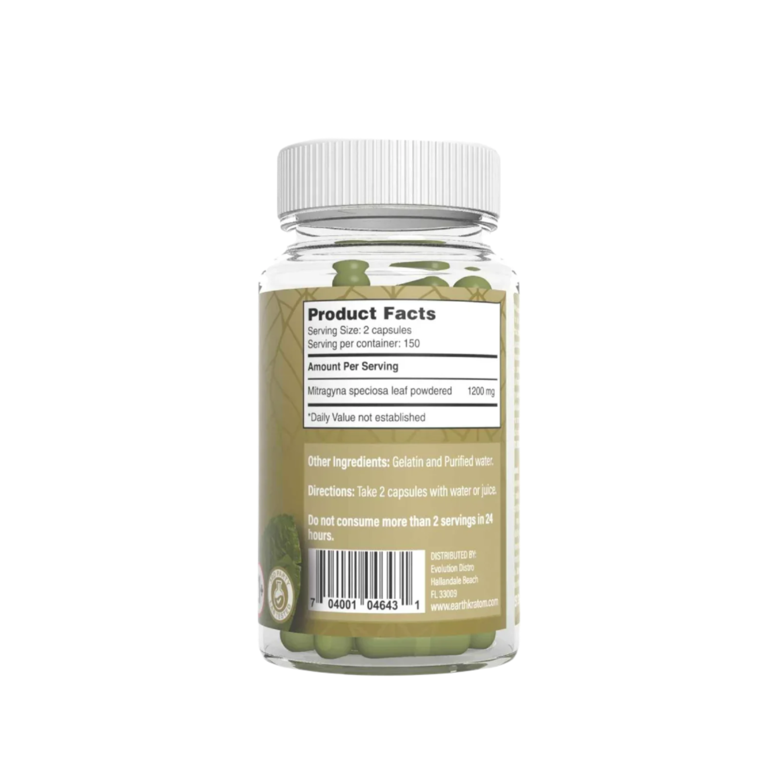 XTREME SPECIOSA CAPSULES 300CT - MAENG DA GREEN VEIN - Seven Tech