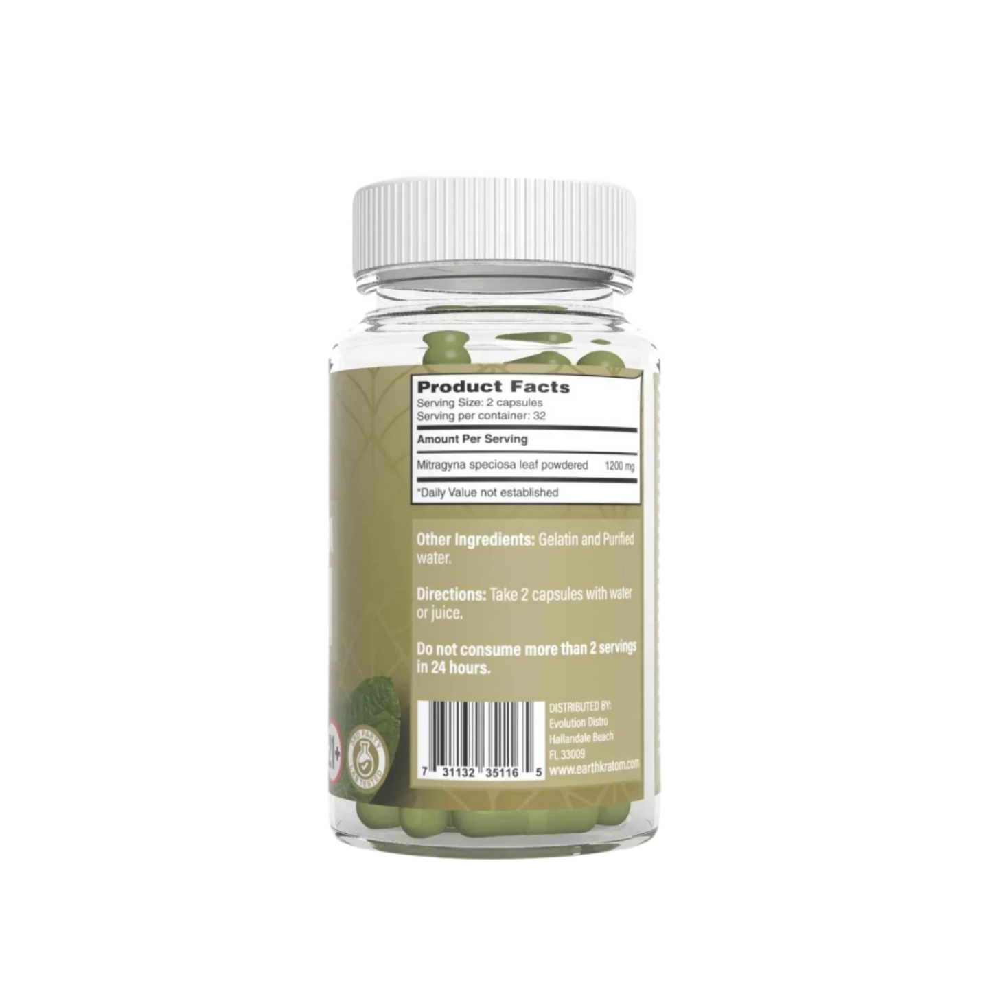 XTREME SPECIOSA CAPSULES 65CT - MAENG DA GREEN VEIN - Seven Tech