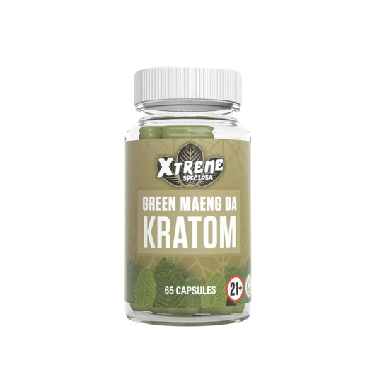 XTREME SPECIOSA CAPSULES 65CT - MAENG DA GREEN VEIN - Seven Tech