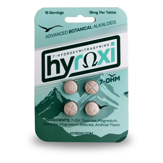 Hyroxi 4ct 7OH Chewable Tabs 18mg per Tablet - Seven Tech