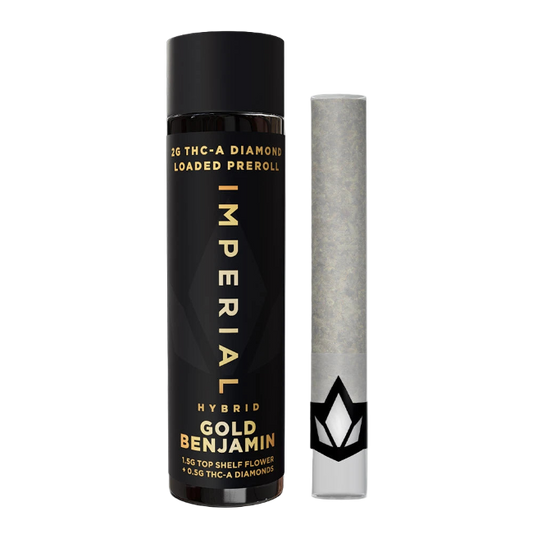 IMPERIAL THC-A LOADED PREROLL 2G – GOLD BENJAMIN HYBRID
