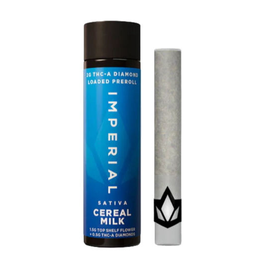 IMPERIAL THC-A LOADED PREROLL 2G – CEREAL MILK SATIVA