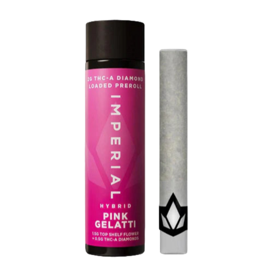 IMPERIAL THC-A LOADED PREROLL 2G – PINK GELATTI HYBRID
