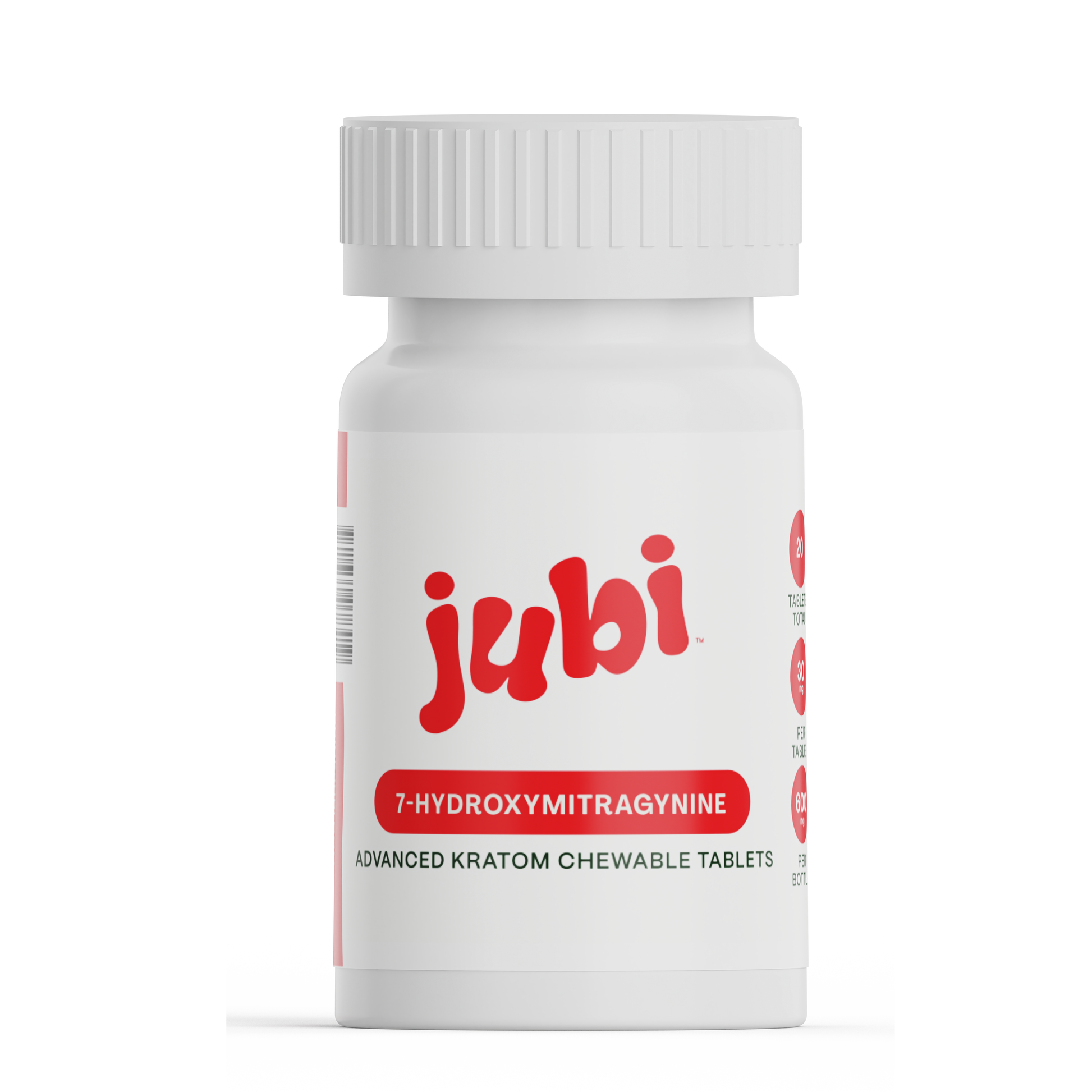 Jubi 20ct 7OH Chewable Tabs Original 30mg per Tablet