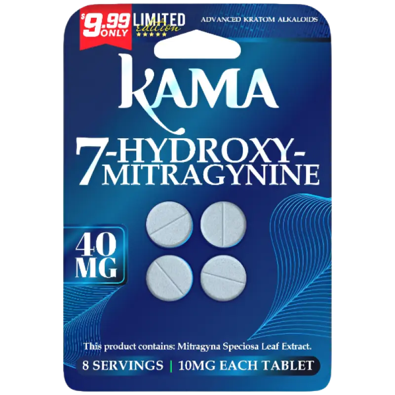 Kama 7-Hydroxy-Mitragynine tablets.