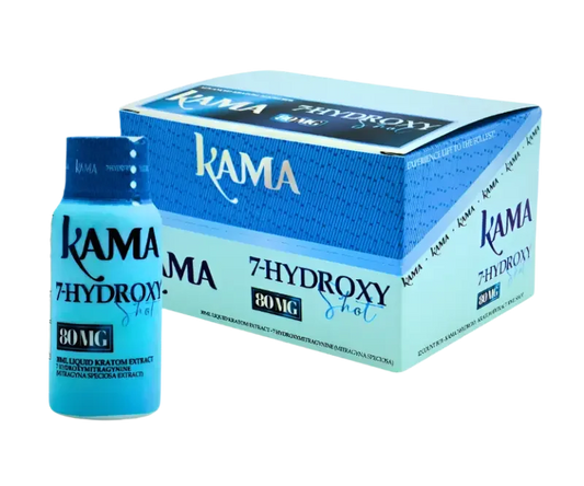 KAMA 7-Hydroxymitragynine Unflavored Liquid Kratom Extract Shot 80mg 1ct - Seven Tech