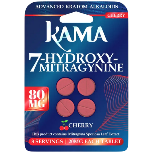 KAMA 7 Hydroxy + Pseudo 4ct 25mg-Cherry - Herbal