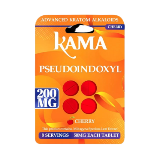 KAMA PSEUDOINDOXYL TABLETS 4CT / 50MG EACH – CHERRY