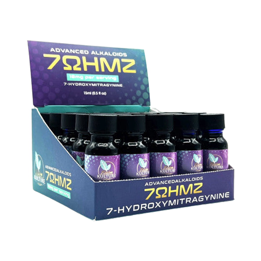 Kratom Kulture Botanicals 7 OHMZ Extract Shots 15ml - 7ohplus