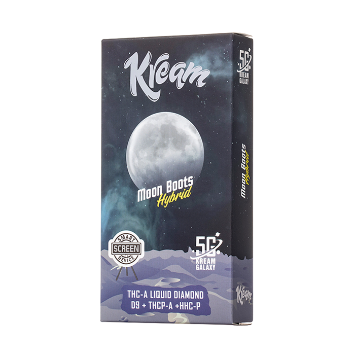 KREAM GALAXY LIQUID DIAMOND THC-A 5G DISPOSABLE - MOON BOOTS HYBRID - Seven Tech