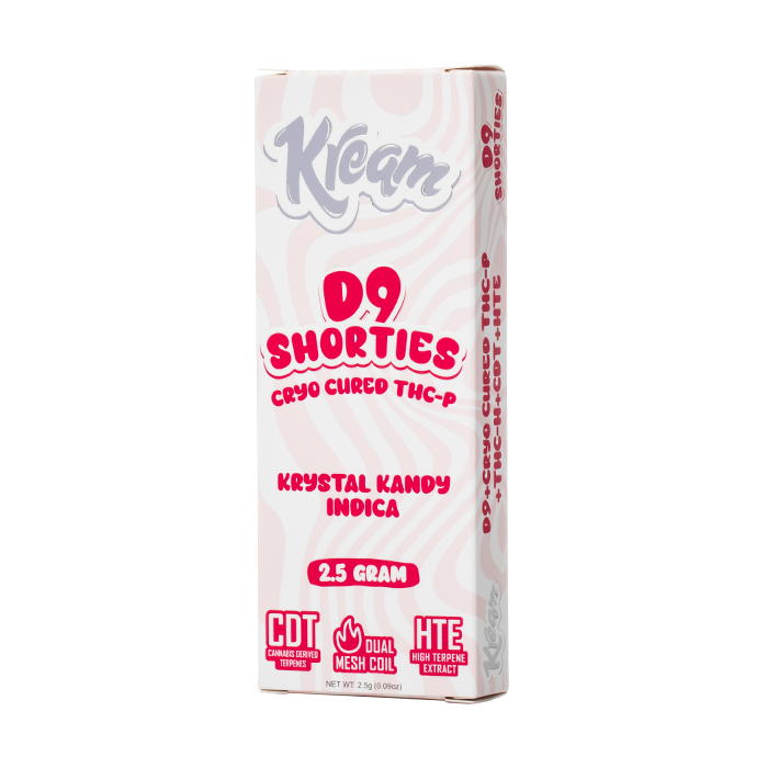 KREAM D9 SHORTIES CRYO CURED THC-P 2.5G DISPOSABLE - KRYSTAL KANDY INDICA - Seven Tech