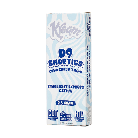 KREAM D9 SHORTIES CRYO CURED THC-P 2.5G DISPOSABLE - STARLIGHT EXPRESS SATIVA - Seven Tech