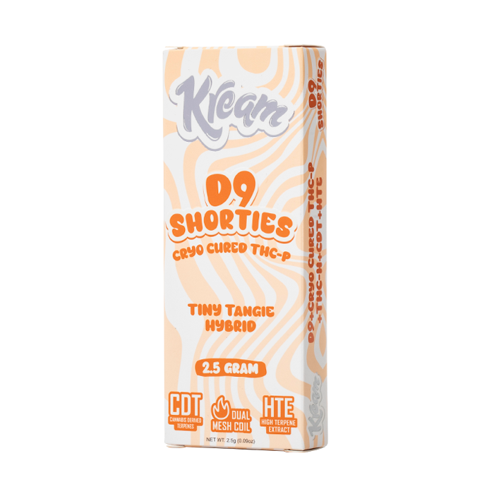 KREAM D9 SHORTIES CRYO CURED THC-P 2.5G DISPOSABLE - TINY TANGIE HYBRID - Seven Tech