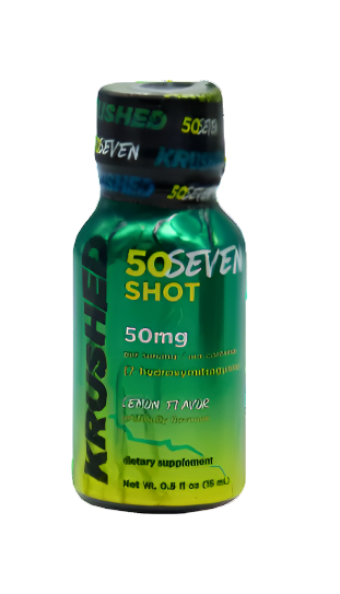 Krushed 7-Hydroxymitragynine Lemon Liquid Kratom Extract Shot 50mg
