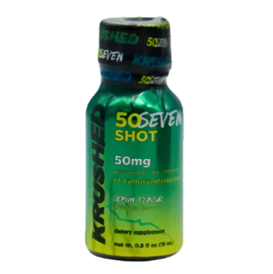 Krushed 7-Hydroxymitragynine Lemon Liquid Kratom Extract Shot 50mg - Seven Tech