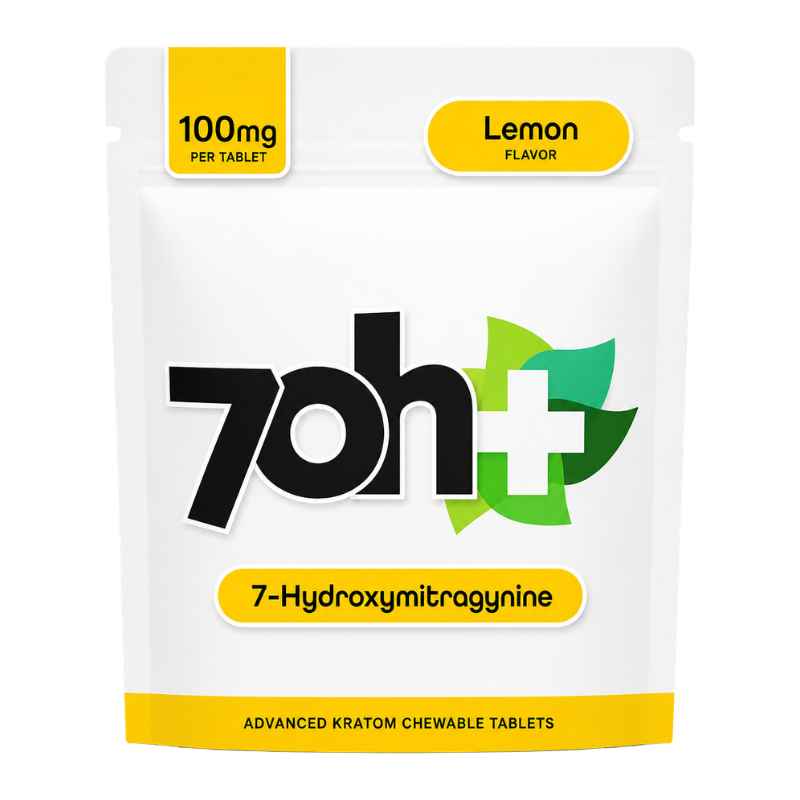 7OH Plus 7-Hydroxymitragymime Chewable Tablets 100mg Per Tablet