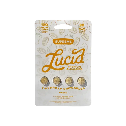 Lucid 4ct 7OH Mango Chewable Tabs 30mg per Tablet - Seven Tech
