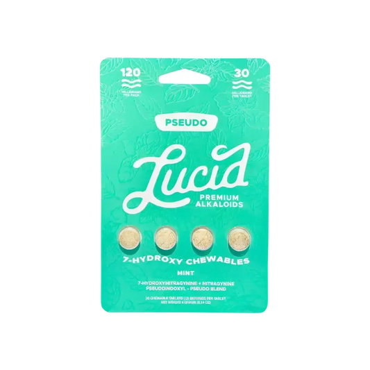 Lucid 4ct 7OH + Psuedoindoxyl Mint Chewable Tabs 30mg per Tablets - Seven Tech