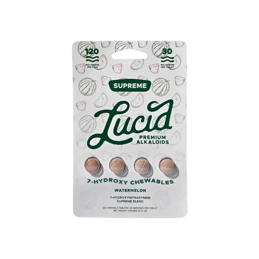 Lucid 4ct 7OH Watermelon Chewable Tabs 30mg per Tablets - Seven Tech