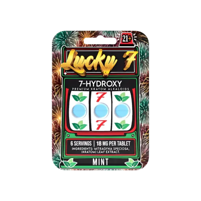 Lucky 7 3ct 7OH Chewable Tabs Mint 18mg per Tablet - Seven Tech