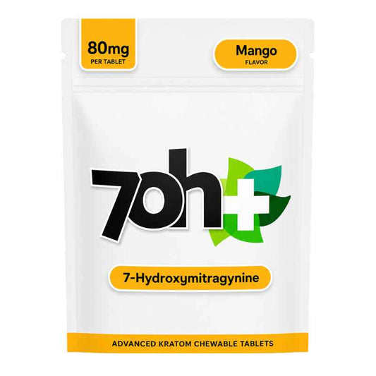 7OH Plus 7-Hydroxy Chewable Tablets 80mg Per Tablet