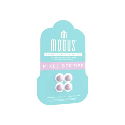 Modus 4ct 7OH Tabs Mixed Berries 20mg per Tablet - Seven Tech