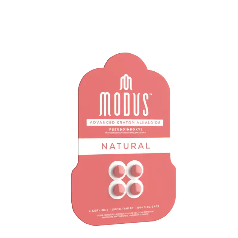 Pink package of Modus natural condoms with a cloud-shaped top design.