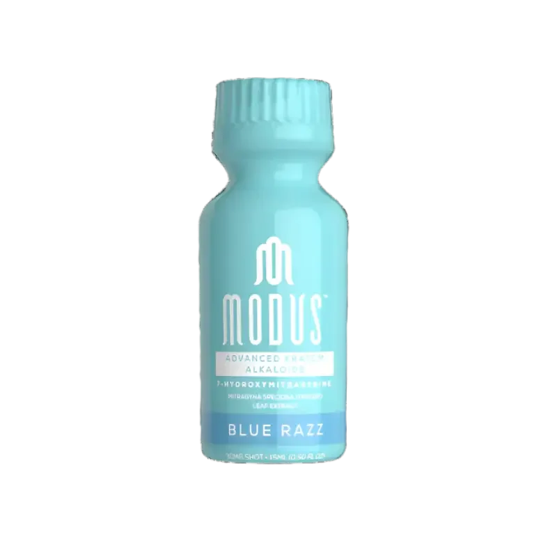 Modus Kratom7OH Blue Razz Shot 30mg - Seven Tech