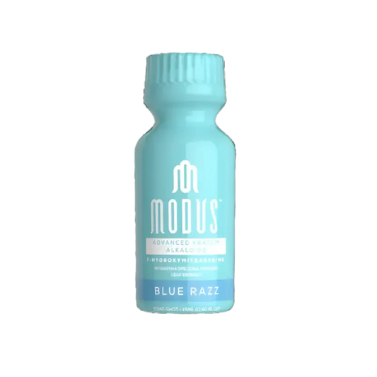 Modus Kratom7OH Blue Razz Shot 30mg - Seven Tech