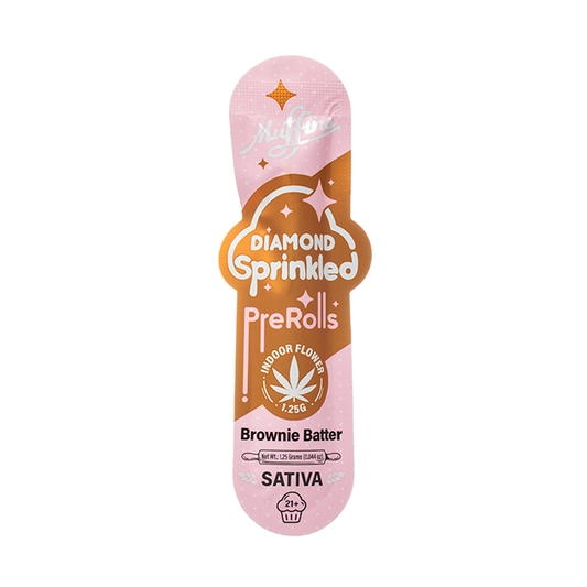 MUFFINS DIAMOND INFUSED PRE ROLL 1CT BROWNIE BATTER - Seven Tech