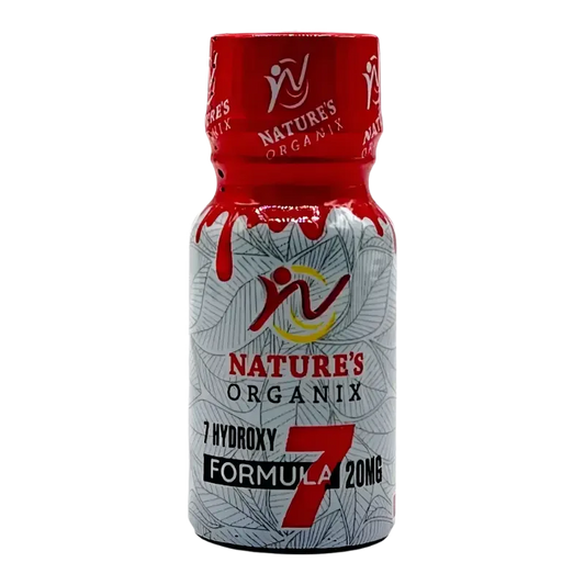 Nature's Organix 7 Hydroxymitragynine Liquid Shot Red 20mg - Seven Tech