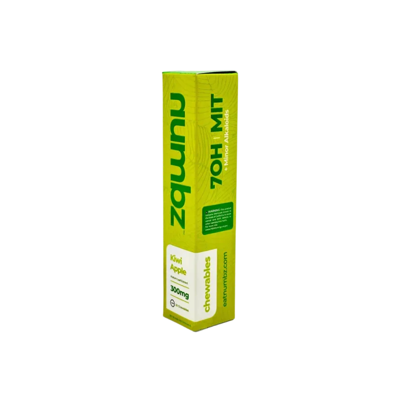 Numbz 20ct 7OH + MIT Tablets Kiwi Apple 15mg Per Tablet - Seven Tech