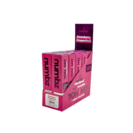 Numbz 20ct 7OH + MIT Tablets Strawberry Dragon Fruit 15mg Per Tablet